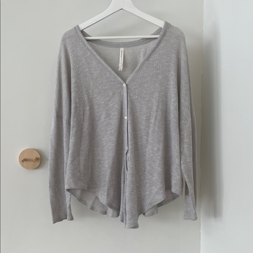 Babaton Grey Cardigan
